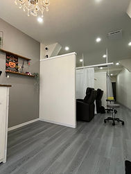 内装工事施工例（車庫から店舗）施工後